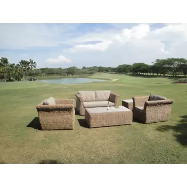 Montana 2 seater sofa suite – outdoor, UV-stable rattan
