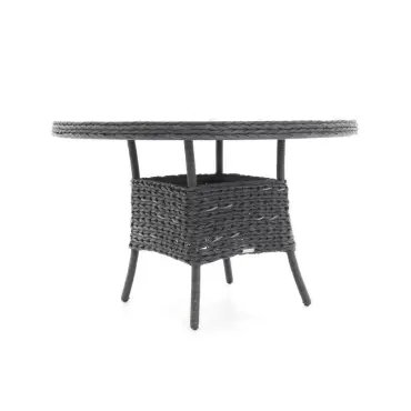 Midnight Montana Round 6 Chair Dining Set