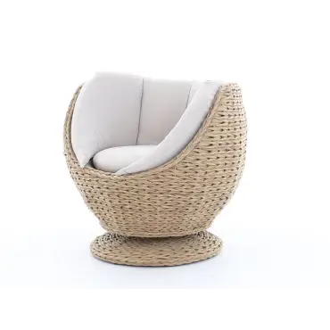 Montana swivel chair – hand-woven, UV-stabilised