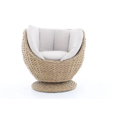 Montana swivel chair – hand-woven, UV-stabilised