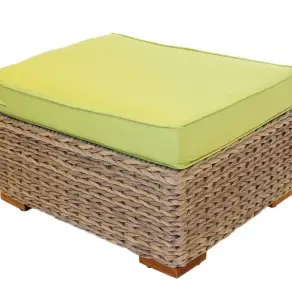 Montana water hyacinth footstool – weatherproof comfort