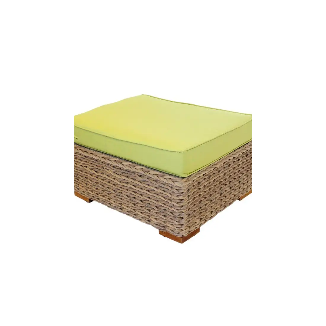 Montana water hyacinth footstool – weatherproof comfort Montana water hyacinth footstool – weatherproof comfort