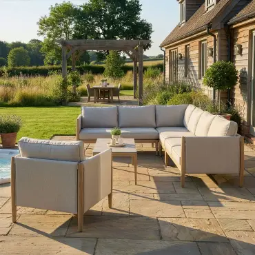Burford Large Corner Sofa & Armchair