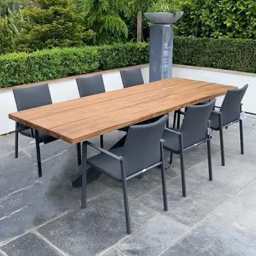 Timor Sense 6 Chair Dining Set Life Range - Certified Teak