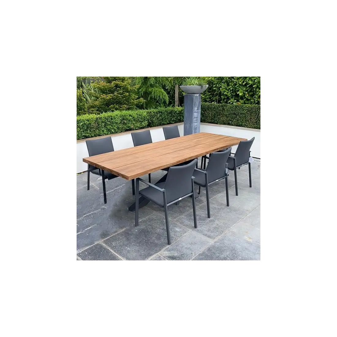 Timor Sense 6 Chair Dining Set Life Range - Certified Teak