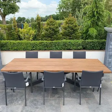 Timor Sense 6 Chair Dining Set Life Range - Certified Teak