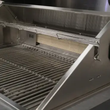 Riley Outdoor Kitchen 6 Burner Gas BBQ with Integrated Side Burner Modular Unit - Graphite Grey