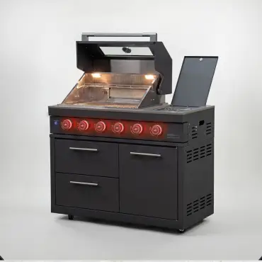 Riley Straight Outdoor Kitchen 4 Burner Gas BBQ S2961-A