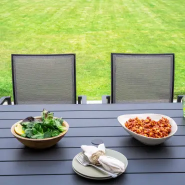Paloma 6 Seat Aluminium Dining Set