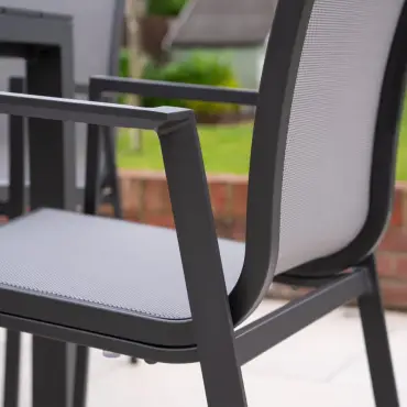 Paloma 6 Seat Aluminium Dining Set