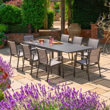 Paloma 6-10 Seat Aluminium Dining Set