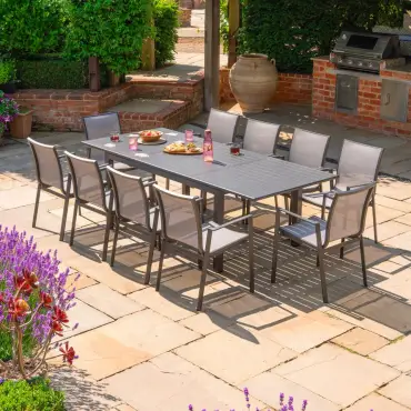 Paloma 6-10 Seat Aluminium Dining Set