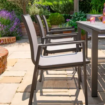 Paloma 6-10 Seat Aluminium Dining Set