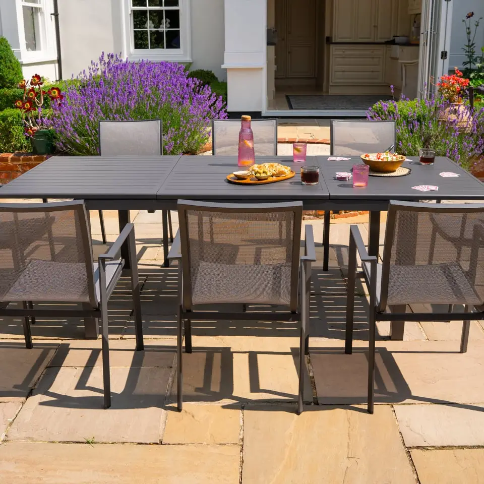 Paloma 6-10 Seat Aluminium Dining Set