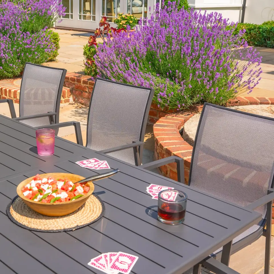 Paloma 6-10 Seat Aluminium Dining Set