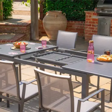 Paloma 6-10 Seat Aluminium Dining Set