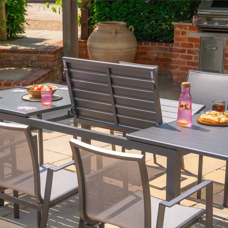 Paloma 6-10 Seat Aluminium Dining Set