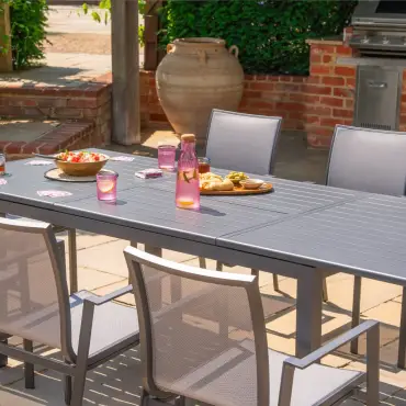 Paloma 6-10 Seat Aluminium Dining Set