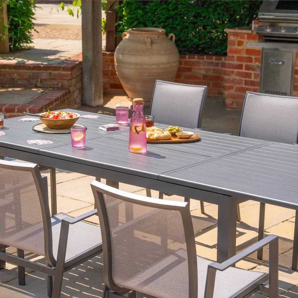 Paloma 6-10 Seat Aluminium Dining Set