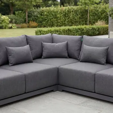Rex Aluminium Large Corner Sofa Lounging Set