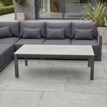 Rex Aluminium Large Corner Sofa Lounging Set