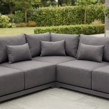 Rex Aluminium Corner Sofa Lounging Set