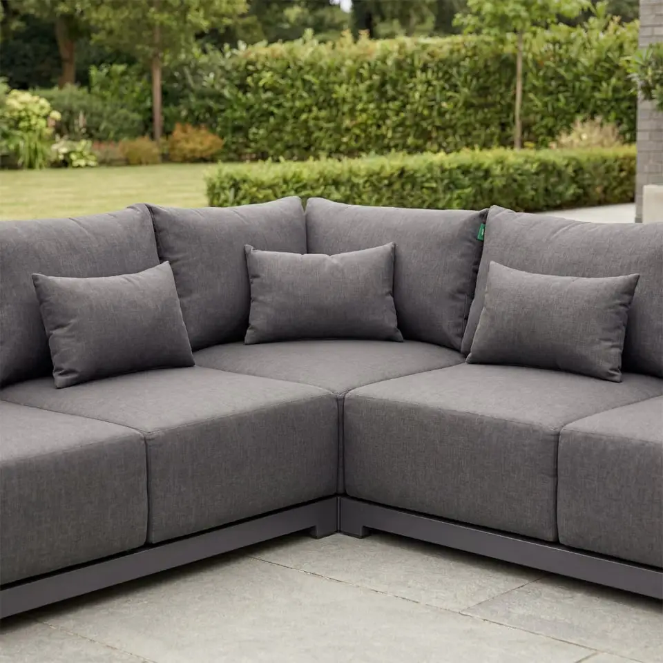 Rex Aluminium Corner Sofa Lounging Set