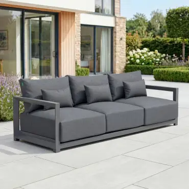Rex Aluminium Lounging 3 Seat Sofa