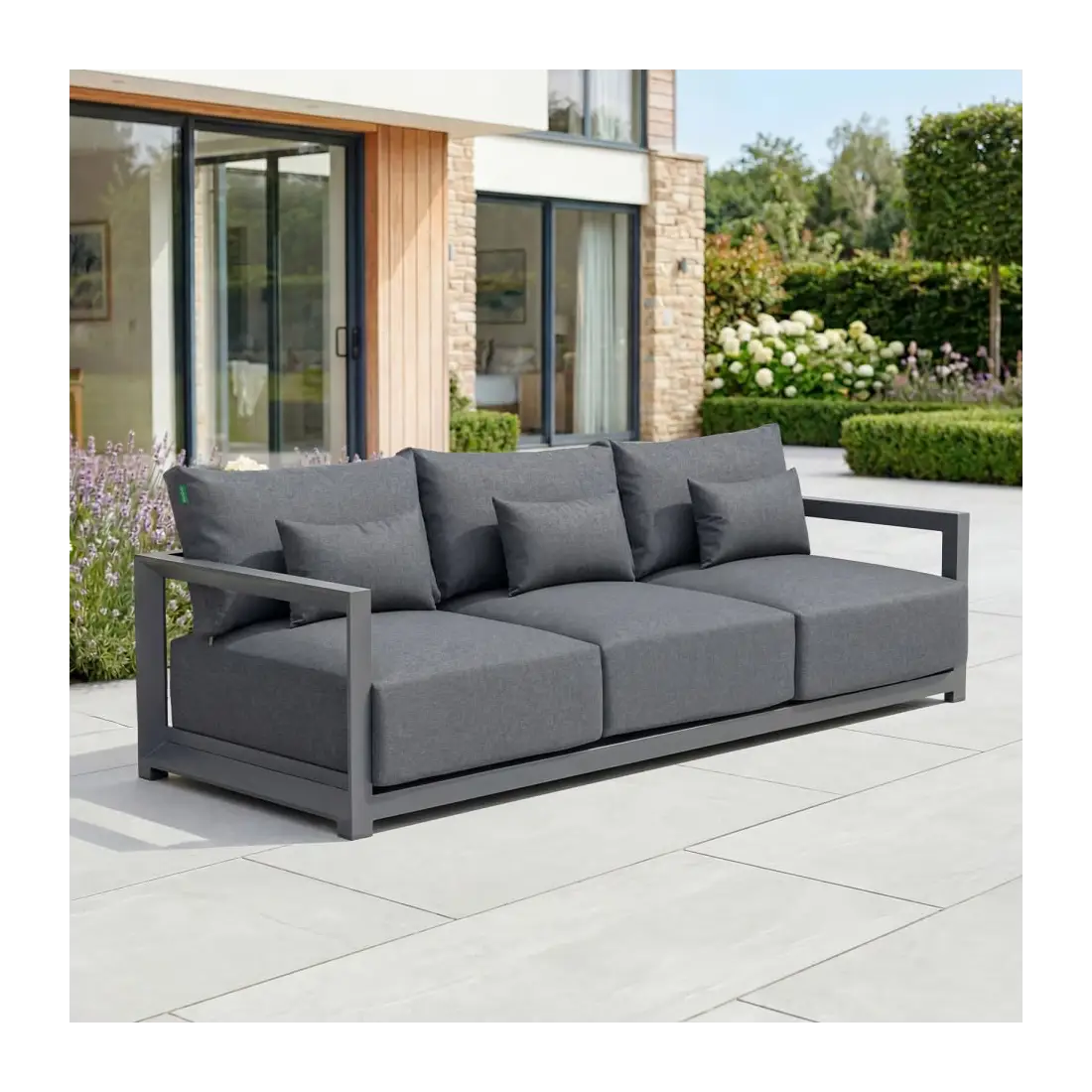 Rex Aluminium 3-Seater Lounging Sofa – Weatherproof Outdoor Rex Aluminium 3-Seater Lounging Sofa – Weatherproof Outdoor