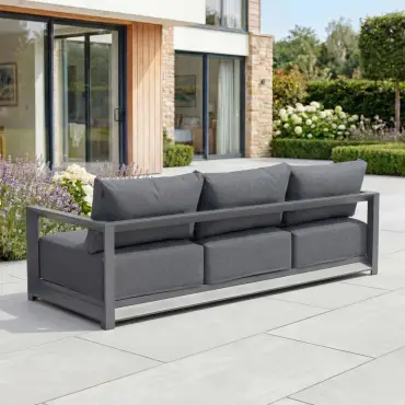 Rex Aluminium 3-Seater Lounging Sofa – Weatherproof Outdoor
