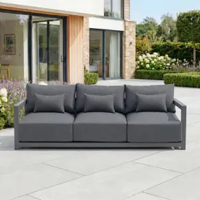 Rex Aluminium Lounging 3 Seat Sofa