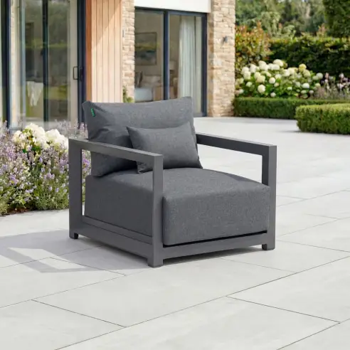 Rex Aluminium Lounging Armchair – Weatherproof Outdoor Rex Aluminium Lounging Armchair – Weatherproof Outdoor