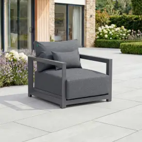 Rex Aluminium Lounging Armchair – Weatherproof Outdoor