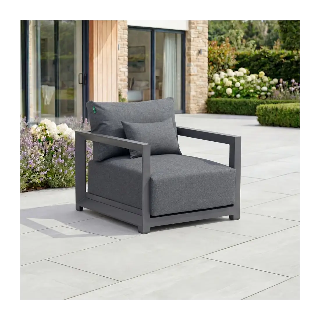 Rex Aluminium Lounging Armchair – Weatherproof Outdoor Rex Aluminium Lounging Armchair – Weatherproof Outdoor