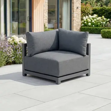 Rex Aluminium Lounging Corner Piece – Weatherproof Outdoor