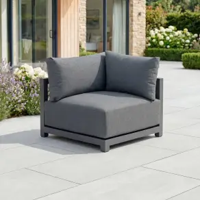 Rex Aluminium Lounging Corner Piece – Weatherproof Outdoor