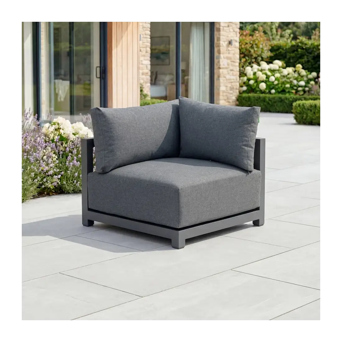 Rex Aluminium Lounging Corner Piece – Weatherproof Outdoor Rex Aluminium Lounging Corner Piece – Weatherproof Outdoor