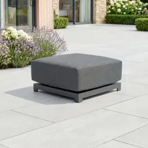 Rex Aluminium Lounging Footstool – Weatherproof Outdoor
