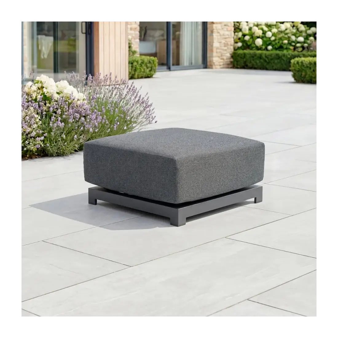 Rex Aluminium Lounging Footstool – Weatherproof Outdoor Rex Aluminium Lounging Footstool – Weatherproof Outdoor