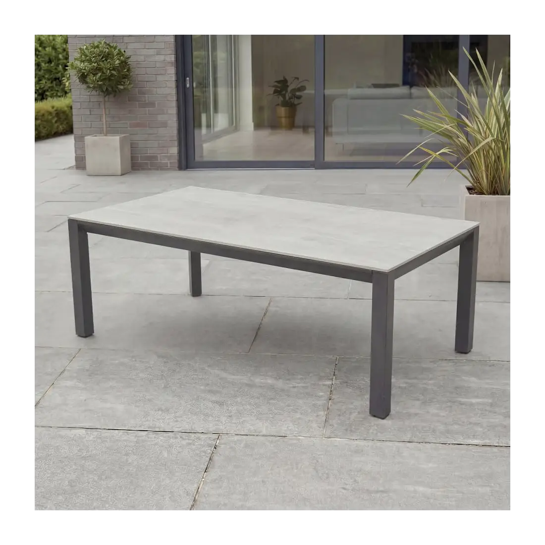 Rex Aluminium Rectangular Coffee Table – Weatherproof Outdoor Rex Aluminium Rectangular Coffee Table – Weatherproof Outdoor