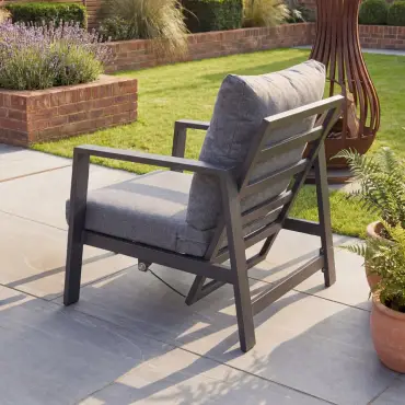 Franklin Aluminium 5 Piece Reclining Lounging Set