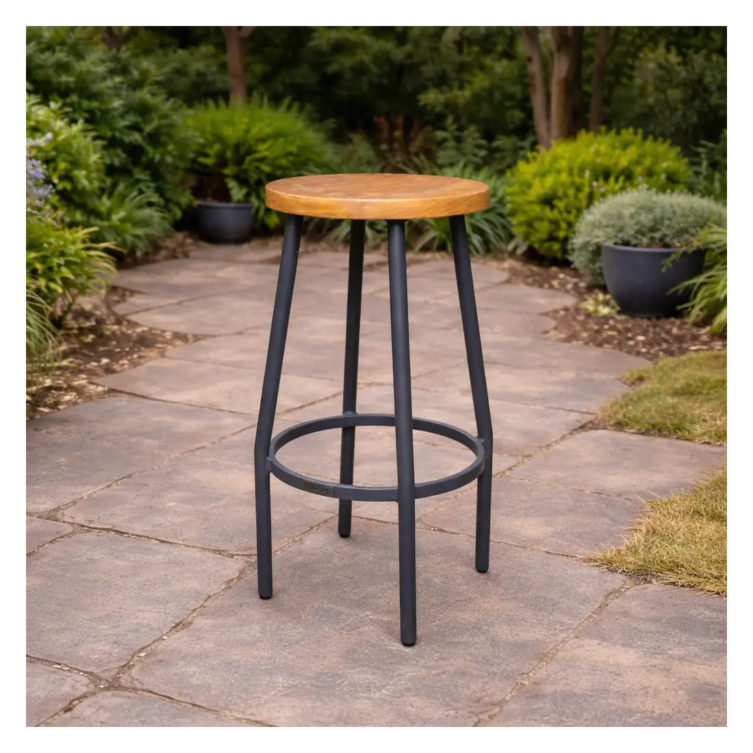 Nevada Bar Stool - Certified Teak Nevada Bar Stool - Certified Teak