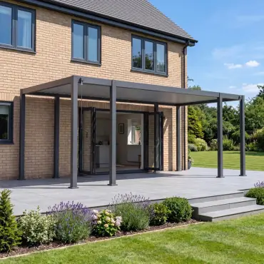 Legacy Aluminium Metal Pergola - 6m (1+4+1m) x 3m Free Standing