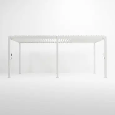 Legacy Aluminium Metal Pergola in Chalk White - Free Standing