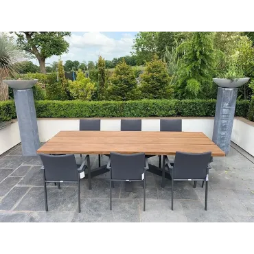 Timor Sense 6 Chair Dining Set Life Range - Certified Teak