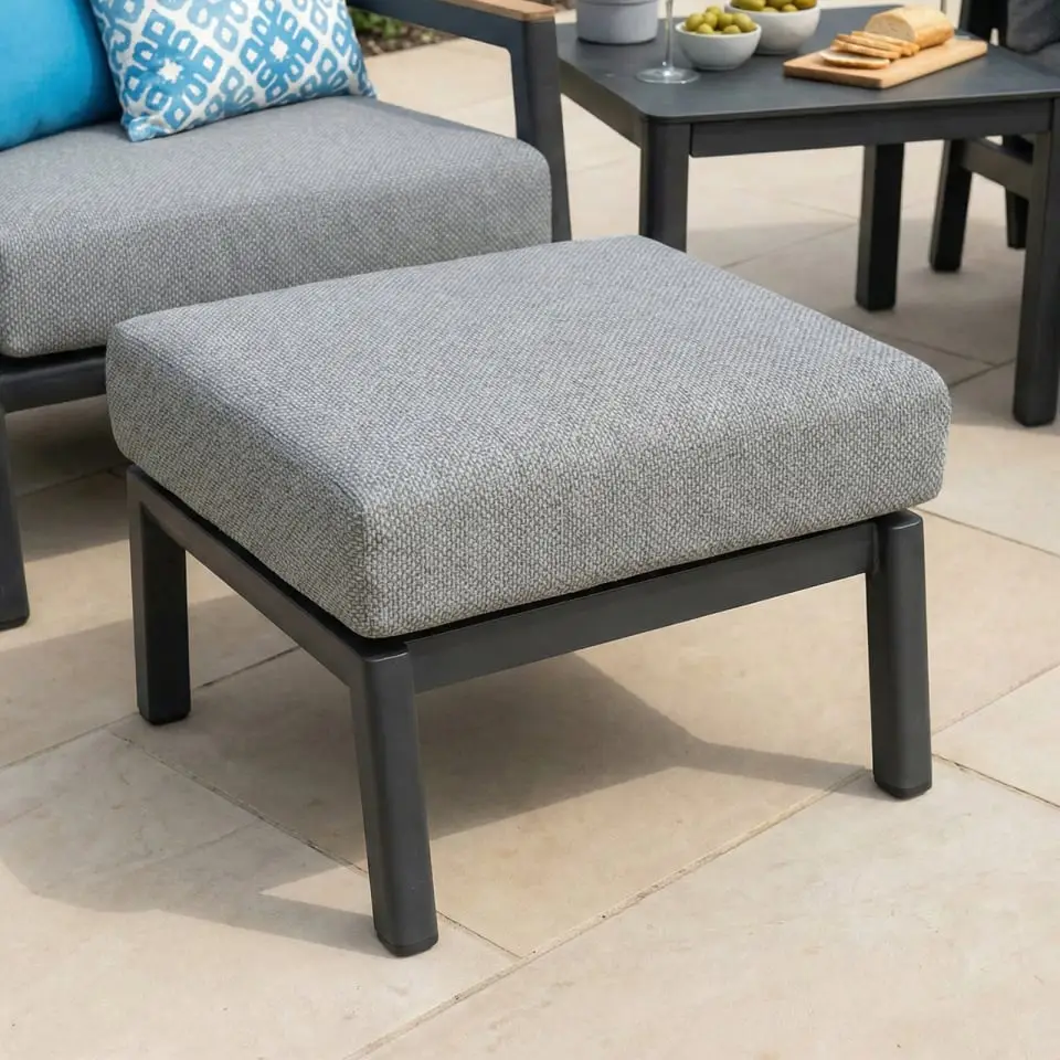 Isaac Aluminium Wood 5 Piece Lounging Set