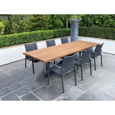 Timor Sense 6 Chair Dining Set Life Range - Certified Teak