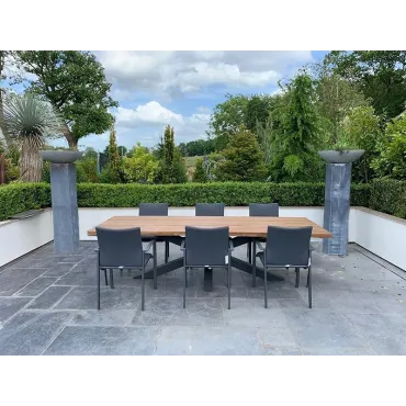 Timor Sense 6 Chair Dining Set Life Range - Certified Teak
