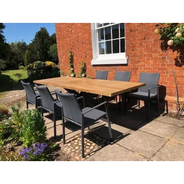 Timor Sense 6 Chair Dining Set Life Range - Certified Teak