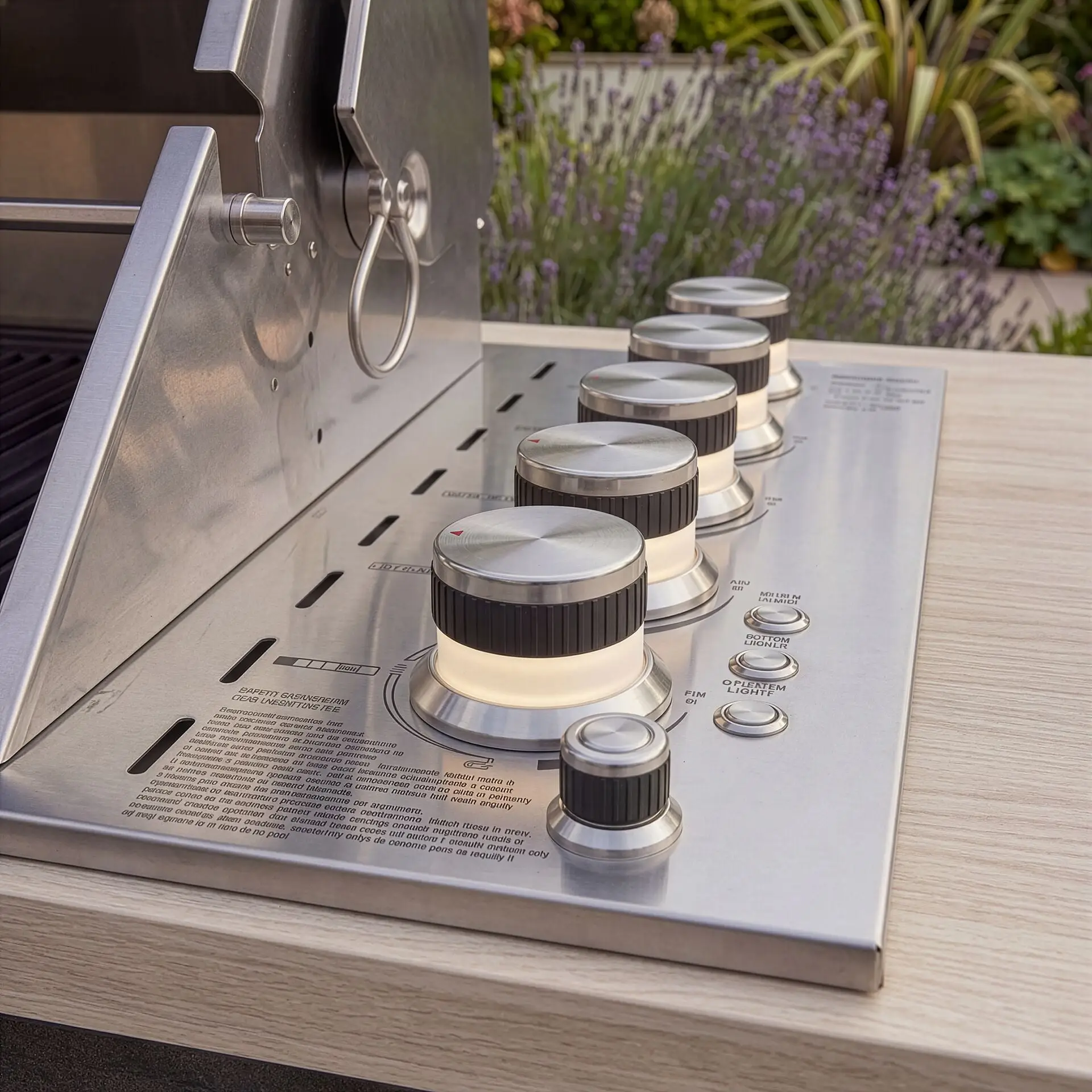 Monarch Linear Outdoor Kitchen - 4 Burner Gas Grill, Sink & Single Fridge